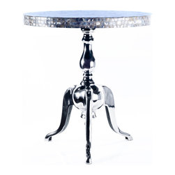 Cote D'Azure W-MOPT Mother of Pearl Table - Side Tables And End Tables