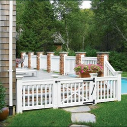 Cellular PVC Poolside Railing - Outdoor Grills