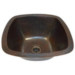 SimplyCopper - Aged Copper 15" Copper Kitchen Bar Prep Sink-Strainer Drain Included - Welcome to Simply Copper