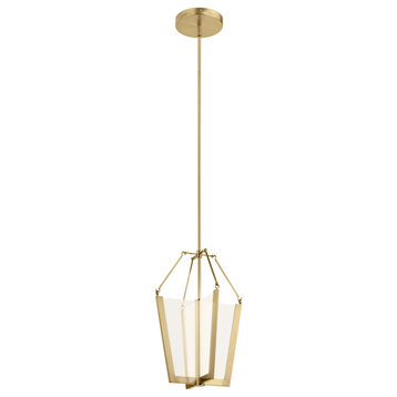 Calters Contemporary Pendant in Champagne Gold