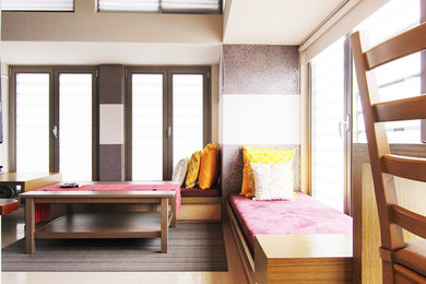 Inspiration for a living room remodel in Other