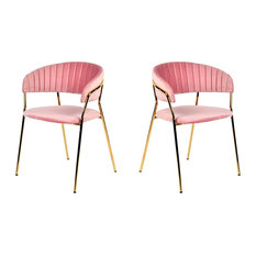 50 Pink Dining Room Chairs That Are Worth The Money In 2021 Houzz
