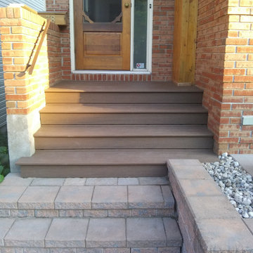 Composite Deck front steps