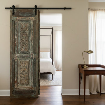 Color-Drenched Doors and Pattern-Driven Spaces