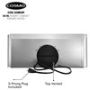 Cosmo 30" Insert Range Hood With Push Button Controls, Stainless Steel