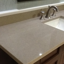 Pompeii Quartz Taupe - Kitchen Countertops