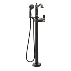 Delta Victorian&reg; Floor Mount Tub Filler - Tub And Shower Faucet Sets