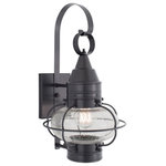 Norwell Lighting - Norwell Lighting 1513-GM-SE Classic Onion - One Light Small Outdoor Wall Mount - The Classic Onion, crafted of solid brass, continuClassic Onion One Li Choose Your Option *UL: Suitable for wet locations Energy Star Qualified: n/a ADA Certified: n/a  *Number of Lights: Lamp: 1-*Wattage:100w Edison bulb(s) *Bulb Included:No *Bulb Type:Edison *Finish Type:Black