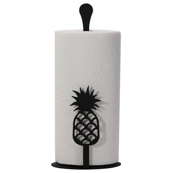 Village Wrought Iron Pineapple, Paper Towel Stand