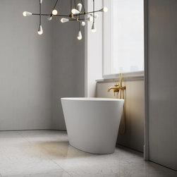 Oval Freestanding Stone Bath - Baths