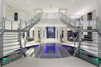 Inspiration for a contemporary home design in Miami.