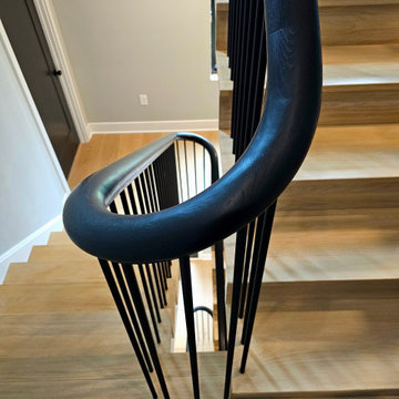 Project #115 | Staircase with Continuous Rail System Without Newels