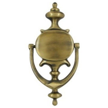 Deltana DK854 Traditional 8.5" Tall Solid Brass Imperial Drop - Antique Brass