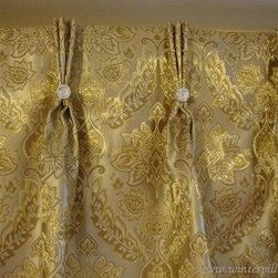 Swarovski crystals hand beading - Curtains