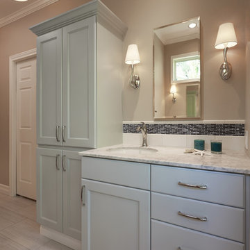 Transitional Accessible Master Bath