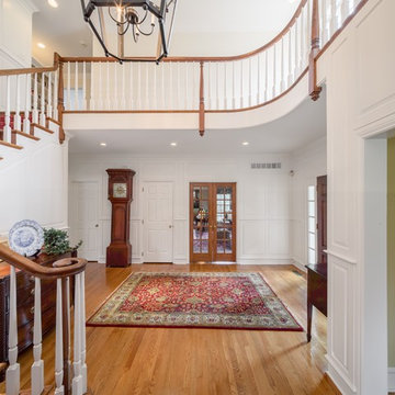Full Wall Wainscoting in Entryway