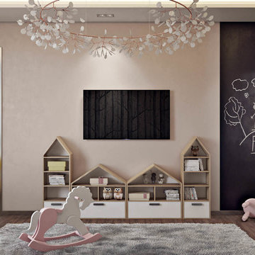 3ds max Architectural Visualization For Child’s Bedroom