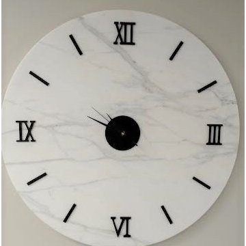 Custom Marble Clock