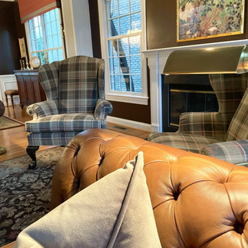 Formal entertaining, a traditional inspired living room.
