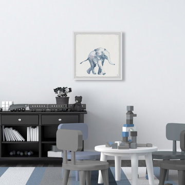 "Quiet Elephant" Framed Painting Print