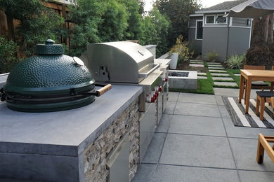 Inspiration for a modern patio remodel in San Francisco