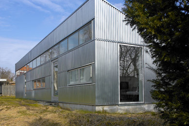 Example of an urban exterior home design in Copenhagen