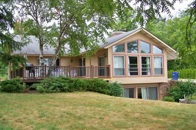 Example of a classic exterior home design in Other