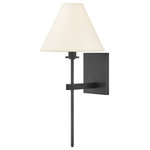 Hudson Valley - Hudson Valley 8861-OB Graham 1 Light Wall Sconce, Old Bronze - Shade/Diffuser Color : White