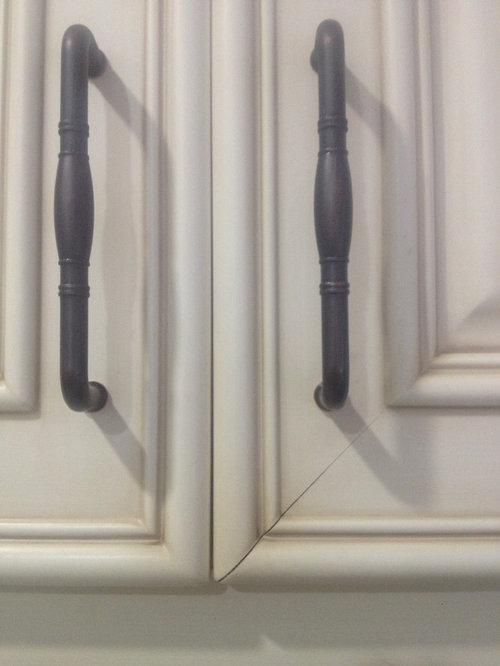 Cracked kitchen doors