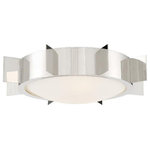 Crystorama - Crystorama SOL-A3103-PN Solas - 3 Light Flush Mount - With an impressive steel body and sunburst design,Solas 3 Light Flush  Polished Nickel *UL Approved: YES Energy Star Qualified: n/a ADA Certified: n/a  *Number of Lights: Lamp: 3-*Wattage:60w E12 Candelabra Base bulb(s) *Bulb Included:No *Bulb Type:E12 Candelabra Base *Finish Type:Polished Nickel
