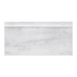 Milas White Base Moulding Polished - Home Accessories & Decor