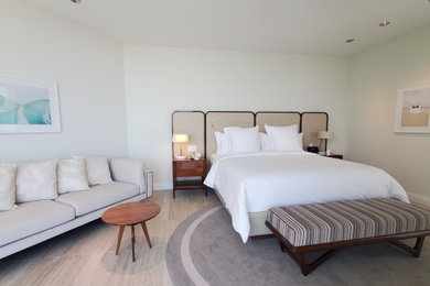 Example of a 1960s bedroom design in Miami