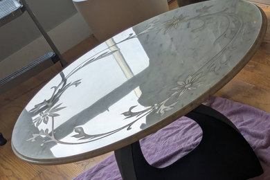 Marble Table Top Restoration.
