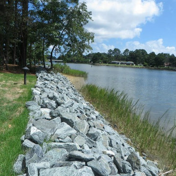 Stone Seawall in Hampton