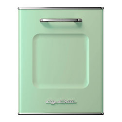 Big Chill Retro Dishwasher Panel- Jadite Green - Dishwashers