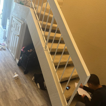 Before: Measuring the Original Under-Stair Structure