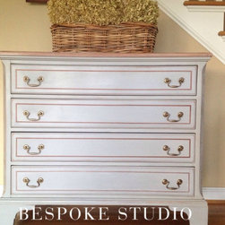 Vintage Hand-Painted Mahogany Chest - Products