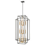 Z-Lite - Z-Lite 454-42BRZ-OBR Titania - Twelve Light 3-Tier Pendant - Make a statement in a transitional space with theTitania Twelve Light Bronze/Olde Brass *UL Approved: YES Energy Star Qualified: n/a ADA Certified: n/a  *Number of Lights: Lamp: 12-*Wattage:60w Candelabra Base bulb(s) *Bulb Included:No *Bulb Type:Candelabra Base *Finish Type:Bronze/Olde Brass