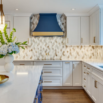 Blue Accent Kitchen