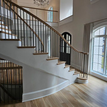 Project #116 | Elegant Curved Staircase