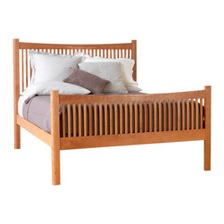 Modern Shaker High Footboard Bed - Platform Beds