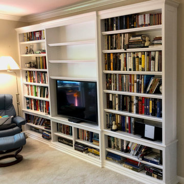 Fitted bookcases