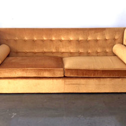 Vesey Velvet Tufted Sofa - Sofas