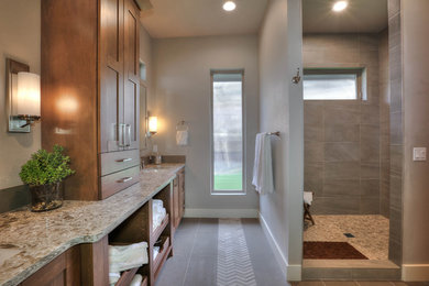 Inspiration for a transitional bathroom remodel in Seattle