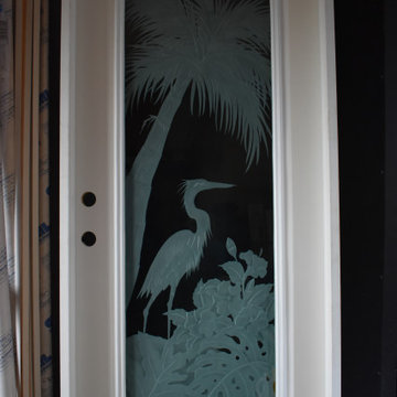 tropical traveler palms front entry doors