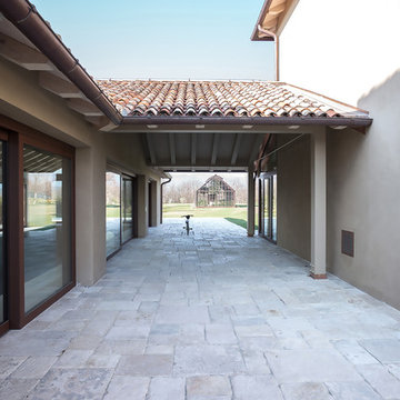 hillside house