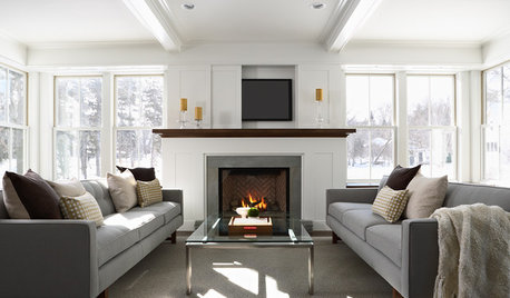 Styling: Helpful Hints for Hanging a TV Above a Fireplace