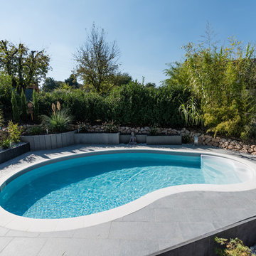 Piscine haricot - Modèle Eva - Piscines Waterair