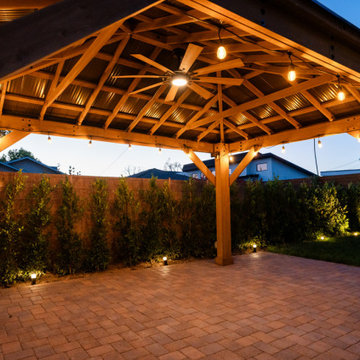 Sherman Oaks Custom Pergola & Paver Patio Build