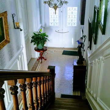 Peinture couloir et escalier